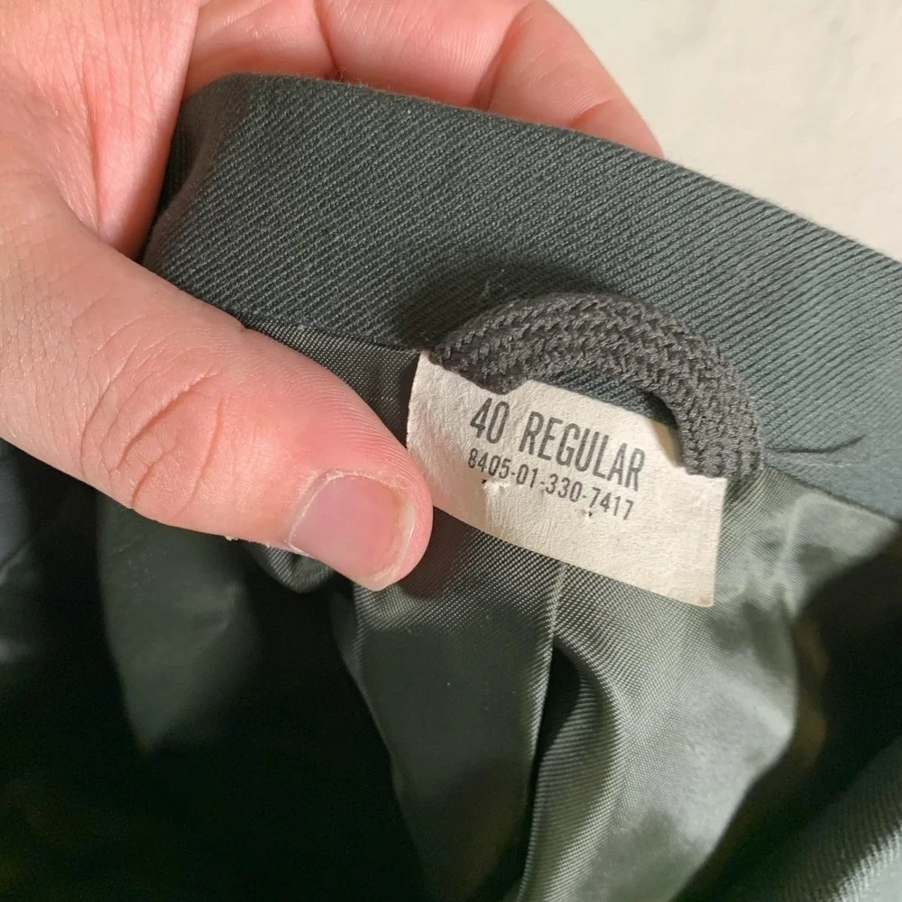 Vintage Maryland Clothing MFG Dress Jacket Mens 40 Regular Green US Army Class A